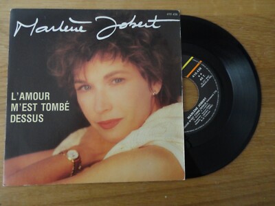 45 Trs '' MARLENE JOBERT '' L'AMOUR M'EST TOMBE OUS / SEHR GUTER ZUSTAND 1988
