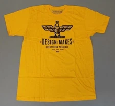 Marketplace by Invision x Allan Peters Unisex Fine Jersey Tee LV5 Yellow Medium