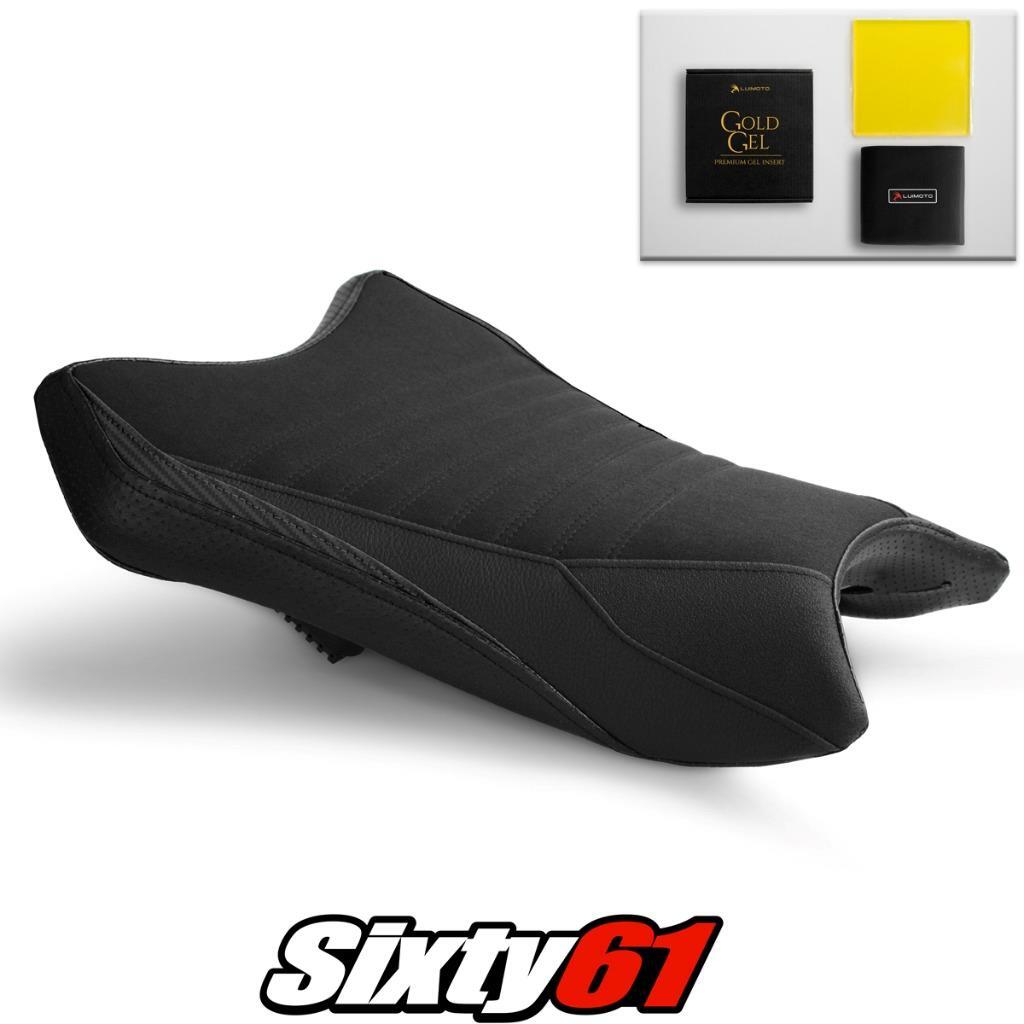 Kawasaki ZX6R Seat Cover and Gel 2019-2025 2026 Black Luimoto Tec