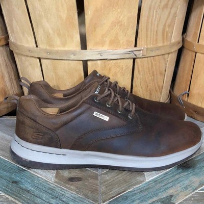 Skechers Delson-Antigo Leather Oxfords 