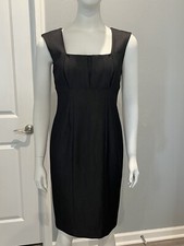 Calvin Klein - Women Business Pencil Dress - Charcoal Gray - Sleeveless - Size 4