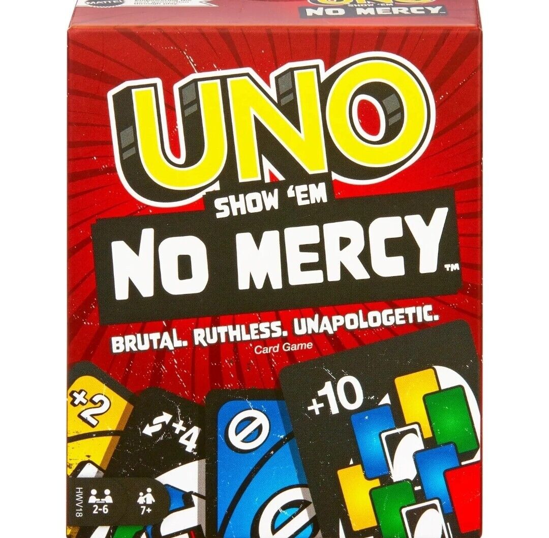 UNO Show 'Em No Mercy Card Game - BRAND NEW, SEALED.