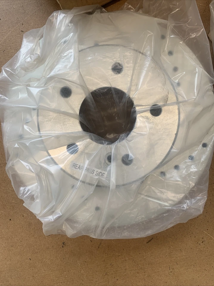 Par de rotores de freno trasero izquierdo y derecho mercedes e320 e430 1998-2002 Foto 4 de 4