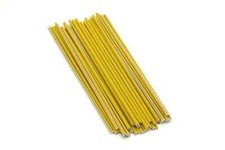 Theory Wheelie Bike Reflective Spoke Skins - Spoke Covers-10.6 Long- Ros - Gold