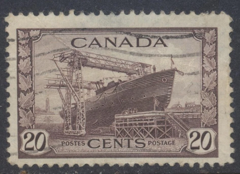 Canada Stamps: 1942 War Effort 8c to 50c Used SG382/7; CV £36; - Image 4 of 4