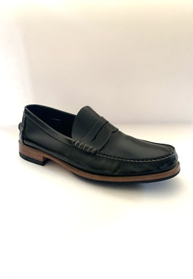 N.d.c. Made By Hand BACHELOR Black Moccasins Loafers Size 46 , US 13