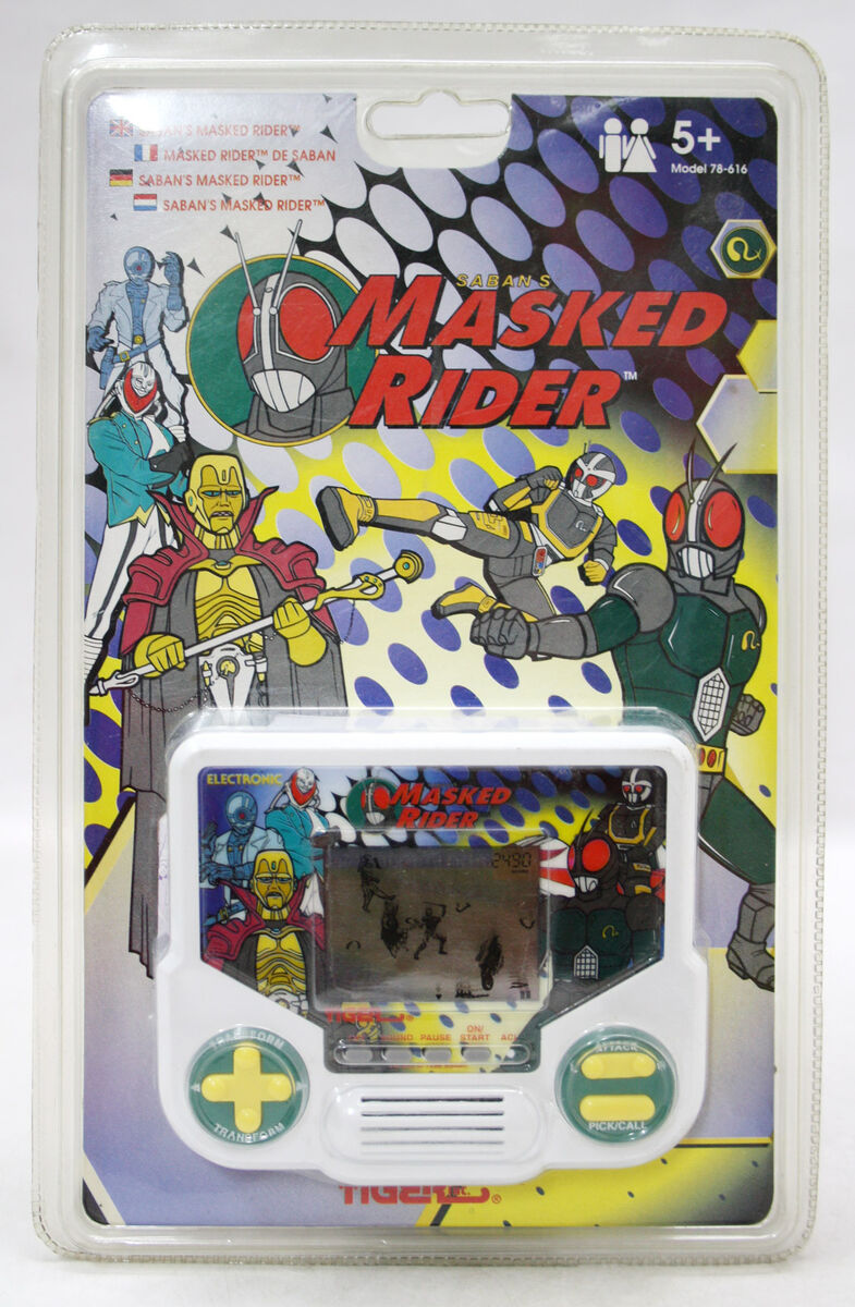 VERY RARE VINTAGE 1996 MASKED RIDER LCD HANDHELD GAME TIGER NEW