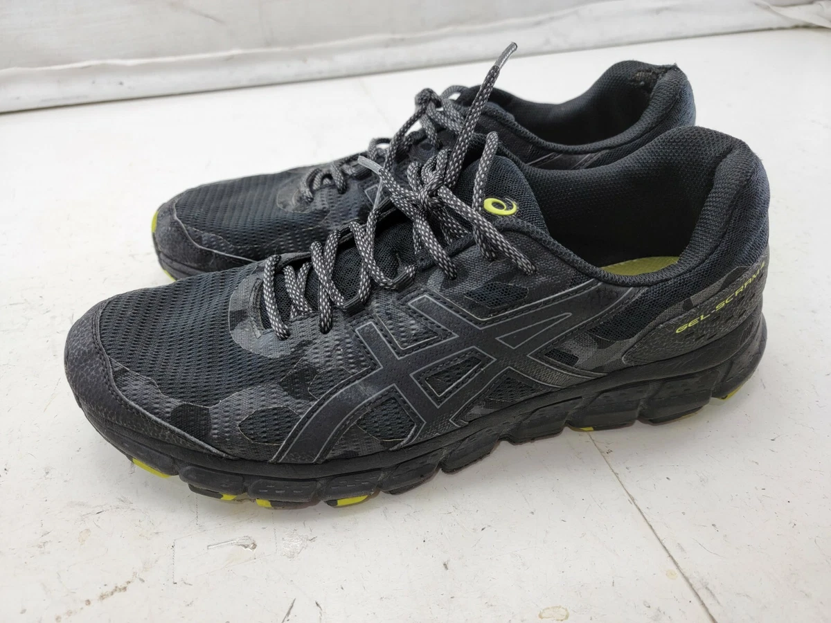 ASICS Men s GEL Scram 4 Trail Running Shoes 1011A045 Black Black