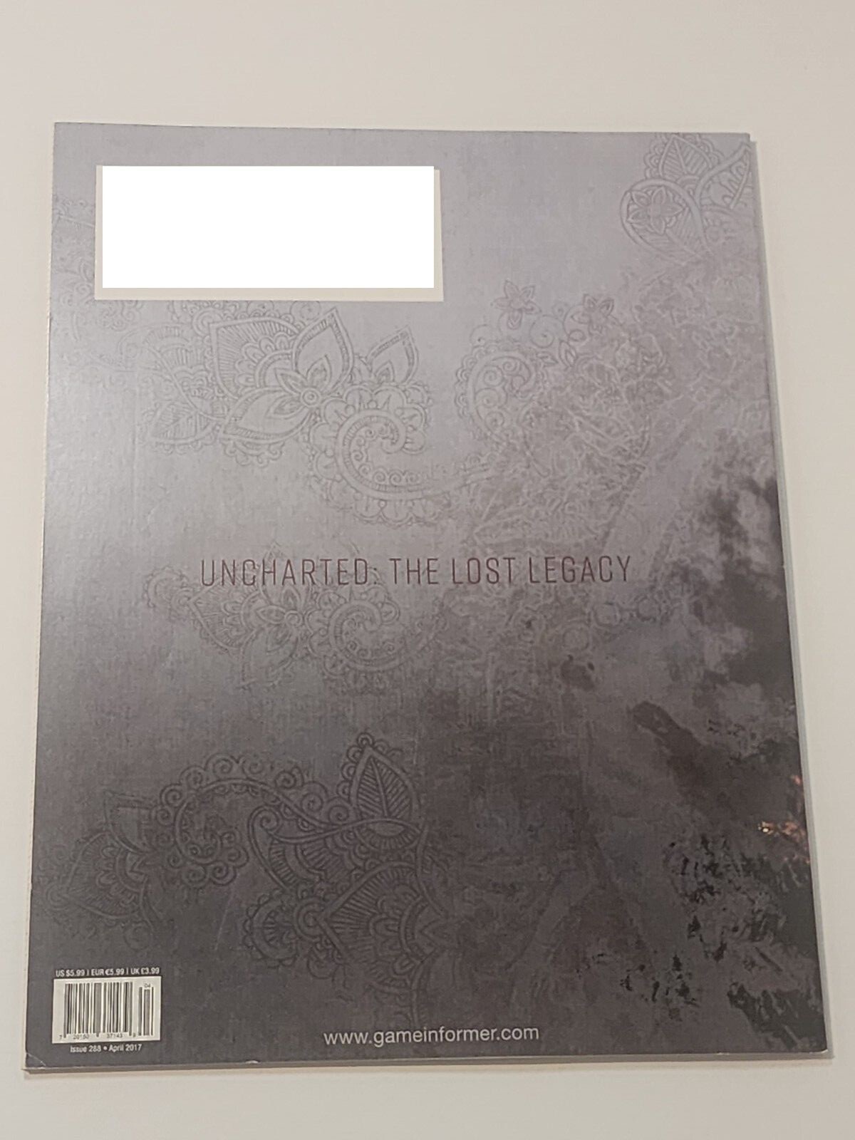 288 Game Informer Game Informer Magazine April 2017 #288 Uncharted: The Lost Legacy ...
