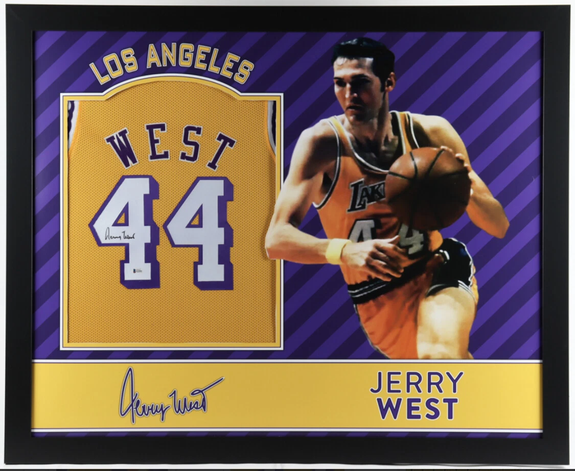 Jerry west hotsell signed jersey