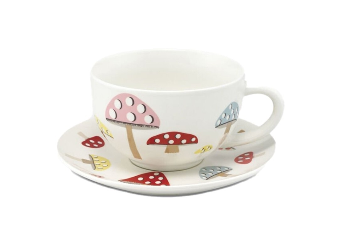 cath kidston cup and saucer set toadstools eBay