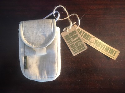 Brand New 100% Organic SATORI Hemp Cell Phone belt holder Natural Hemp Color