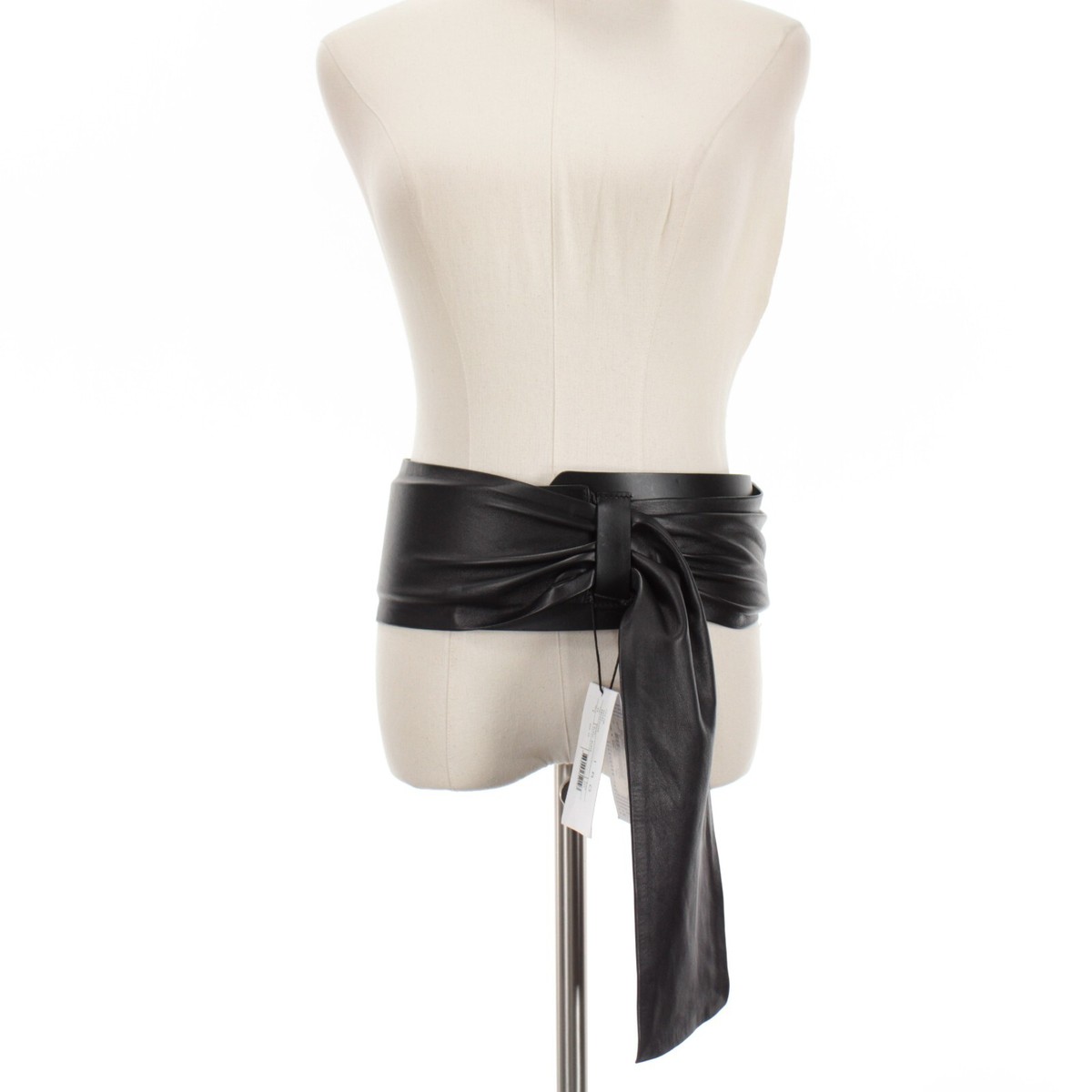 IRO NWD Solane Leather Wrap Belt Size 85 / US 34 in Solid