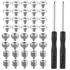 22 PCS M.2 SSD Mounting Screws Kit, PCIe NVMe Set Silver