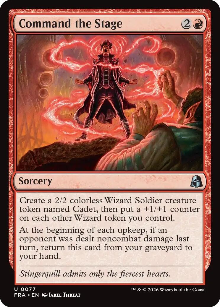 Command the Stage - 77 - NM - Uncommon - Reality Fracture-Magic