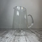 Vintage PYREX Clear Glass Pitcher Open Handle Carafe 2 QT. 64 Oz. - Made In USA