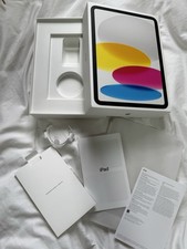 Apple iPad 256 GB A3355 A16 Wifi  Cellular BOX ONLY Paperwork  Shopping bag