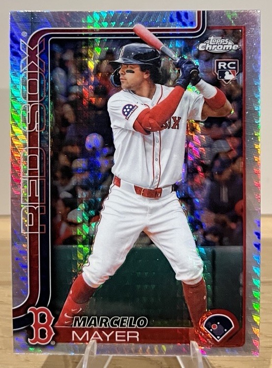 2025 Topps Chrome Update - Marcelo Mayer #USC9 Prism Refractor (RC)