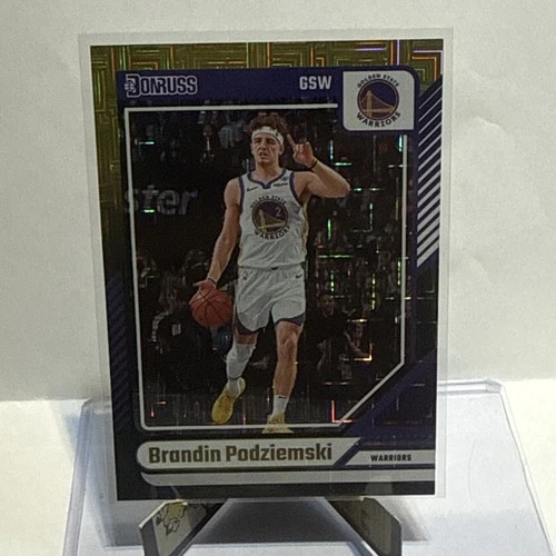 2024-25 Optic Donruss Choice Brandin Podziemski Black Gold  /8