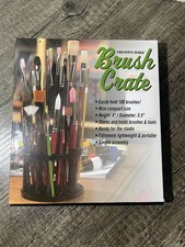 Multi-Bin Artist Brush Crate Organizer - 49 Openings for Pens/Pencils