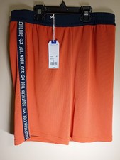 Southern Tide Melnick Short Boys Large Tangerine Orange Mesh Basketball Athletic