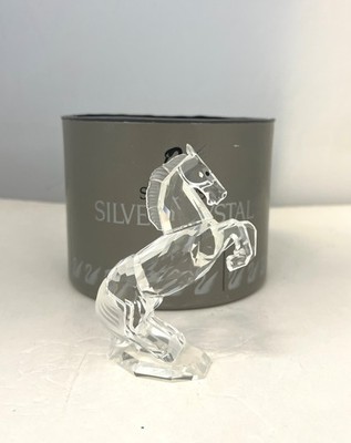 Vintage Swarovski Crystal White Stallion Retired - Mint Cond