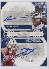 2020 Contenders Round Numbers Dual 97/99 DeeJay Dallas Colby Parkinson Auto z7d