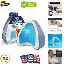 Legacy Cool Leg Knee Foam Support Pillow for Side Sleepers Soothing Relief ...