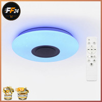 Deckenlampe RGB 24W Ø40Cm Bluetooth Lautsprecher Dimmbar Mit Fernbedienung