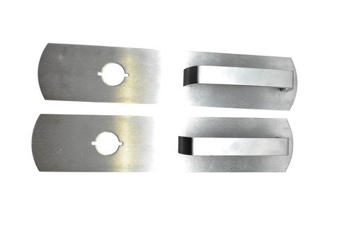 Von Duprin 6211 6200 Series Satin Stainless Steel Handles 2 Pack 972556-00