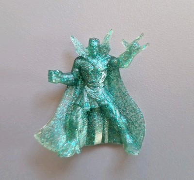 Marvel 500 Series 7 DR STRANGE GLITTER Green CLEAR TRANSLUCENT Micro VHTF
