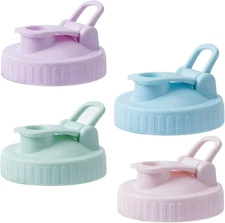 Pour Spout Lids for Ball Wide Mouth Mason Jars, Airtight Canning Jar Flip Cap To