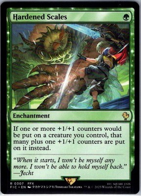 Hardened Scales - 307 - Commander: FINAL FANTASY - MTG - NM - B3G1