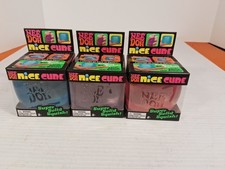Nee Doh Nice Cube Lot Of 3 1 Blue 1 Purple and 1 Pink New Original