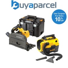 Dewalt DCS520NT 54v XR FLEXVOLT Plunge Saw Bare Tool TSTAK Case + DCV584L Vacuum