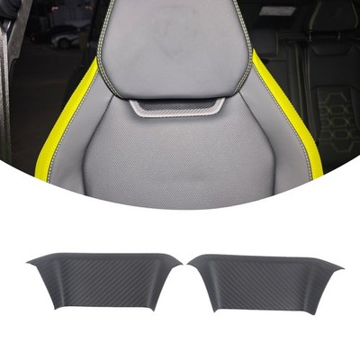 Matte Real Carbon Fiber Headrest Lower Trim Cover For Lamborghini URUS 2018-2023