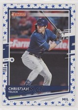 2020 Panini Donruss Independence Day Christian Yelich (Base) #110 0b3