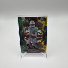 2025 Panini Select Quinn Ewers Concourse Green & Yellow Shock Prizm #82 (RC)