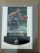 2002-03 SP Authentic - Autographed Rookie F/X Manu Ginobili #172 /1500 (AU, RC)