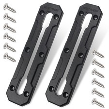 Utoolmart Kayak Track, 6 Inch Low Profile 6" Length Pack Of 2 ,  Black