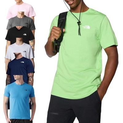 The North Face T-Shirt Herren Simple Dome Uni Baumwolle Kurzarm Rundhals Oberteil
