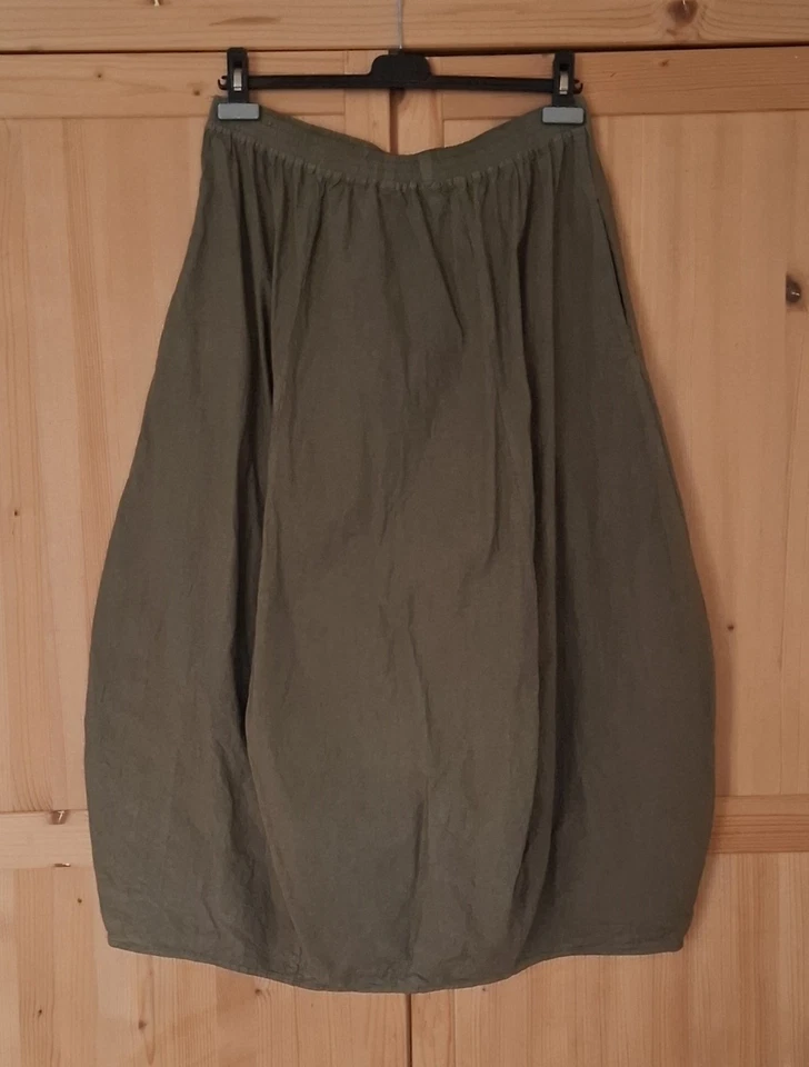 Akt. Kollektion Cocon Commerz Privatsachen Rock "SELIGEH" OneSize Olivegrün - Bild 2 von 4