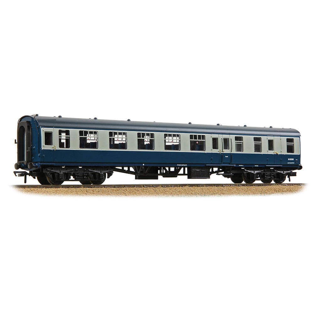 Bachmann 39-803 OO Gauge BR MK1 BSO Brake 2nd Open Coach BR Blue/Grey