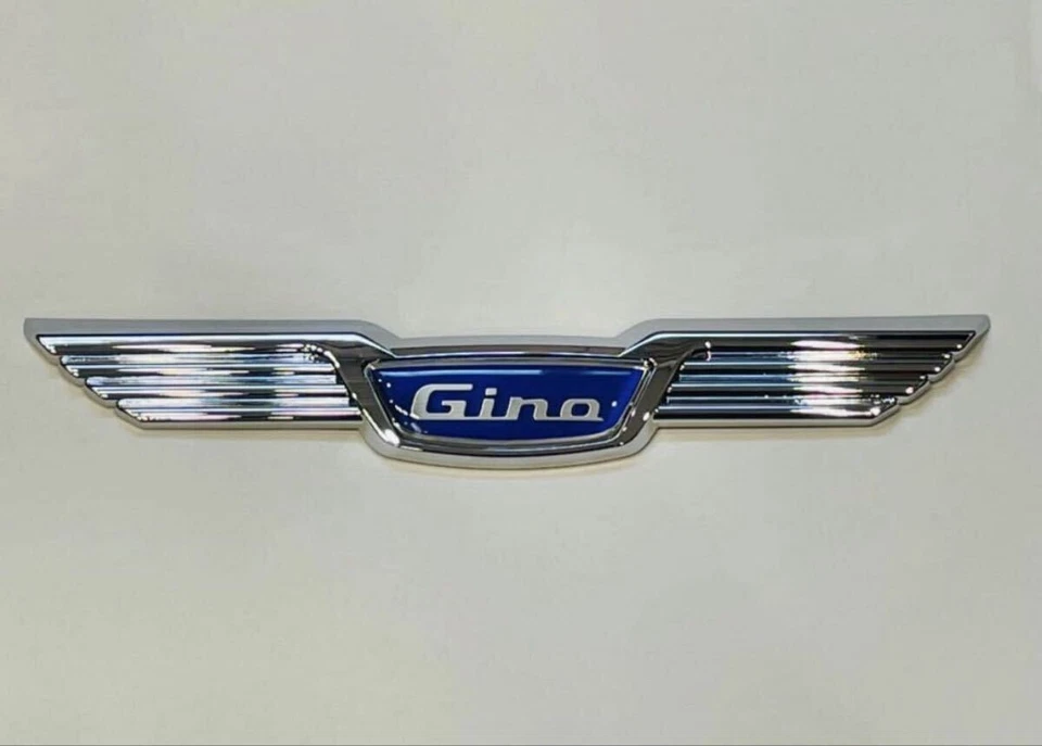 Daihatsu L700S Mira Gino Bonnet Emblem Blue GINO MINI Style Mint Condition JAPAN - Image 2 of 3