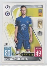2021-22 Topps Match Attax UCL Captain Cesar Azpilicueta #66 13ka