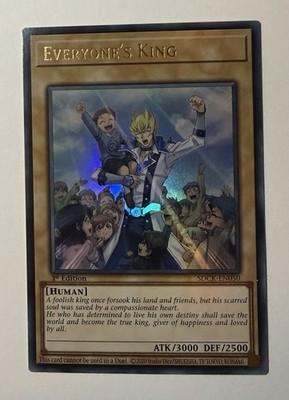x1 Everyone's King - SDCK-EN050 - Ultra Rare - 1st Edition - Yugioh Structure De