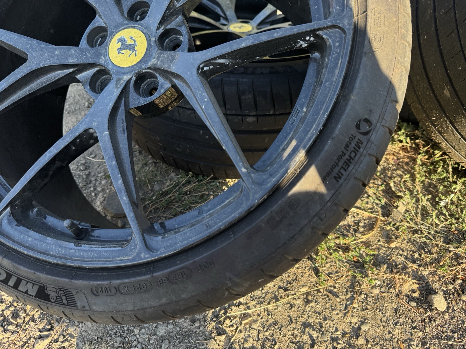 Ferrari F8 Tributo Front Wheels Set Black