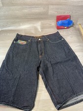 Coogi Baggy Jean Shorts Men  s Size 40 Black Y2K Hip Hop Embroidered Streetwear