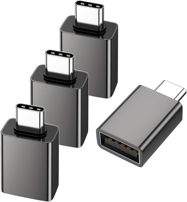 USB C to USB Adapter 4Pack, USB 3.2 Female to Thunderbolt 4/3 Adapter Compatible