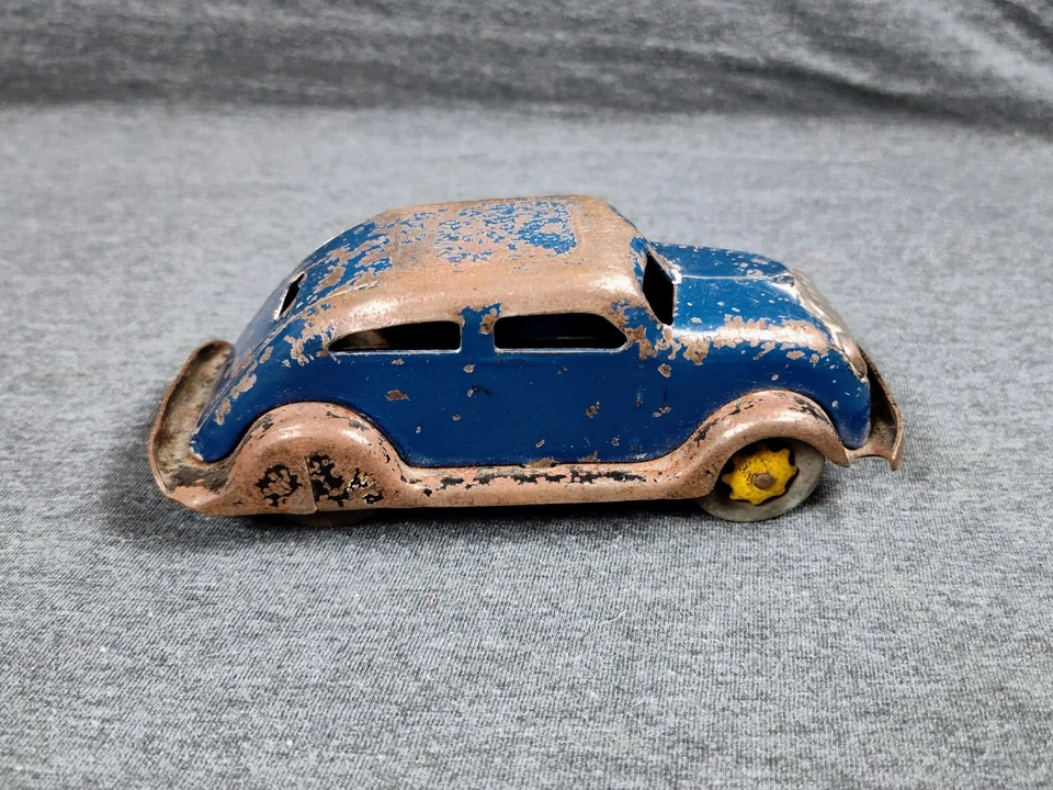 FLUXO DE AR VINTAGE INÍCIO DOS ANOS 1930 WYANDOTTE AÇO PRENSADO CHRYSLER - Imagem 3 de 4